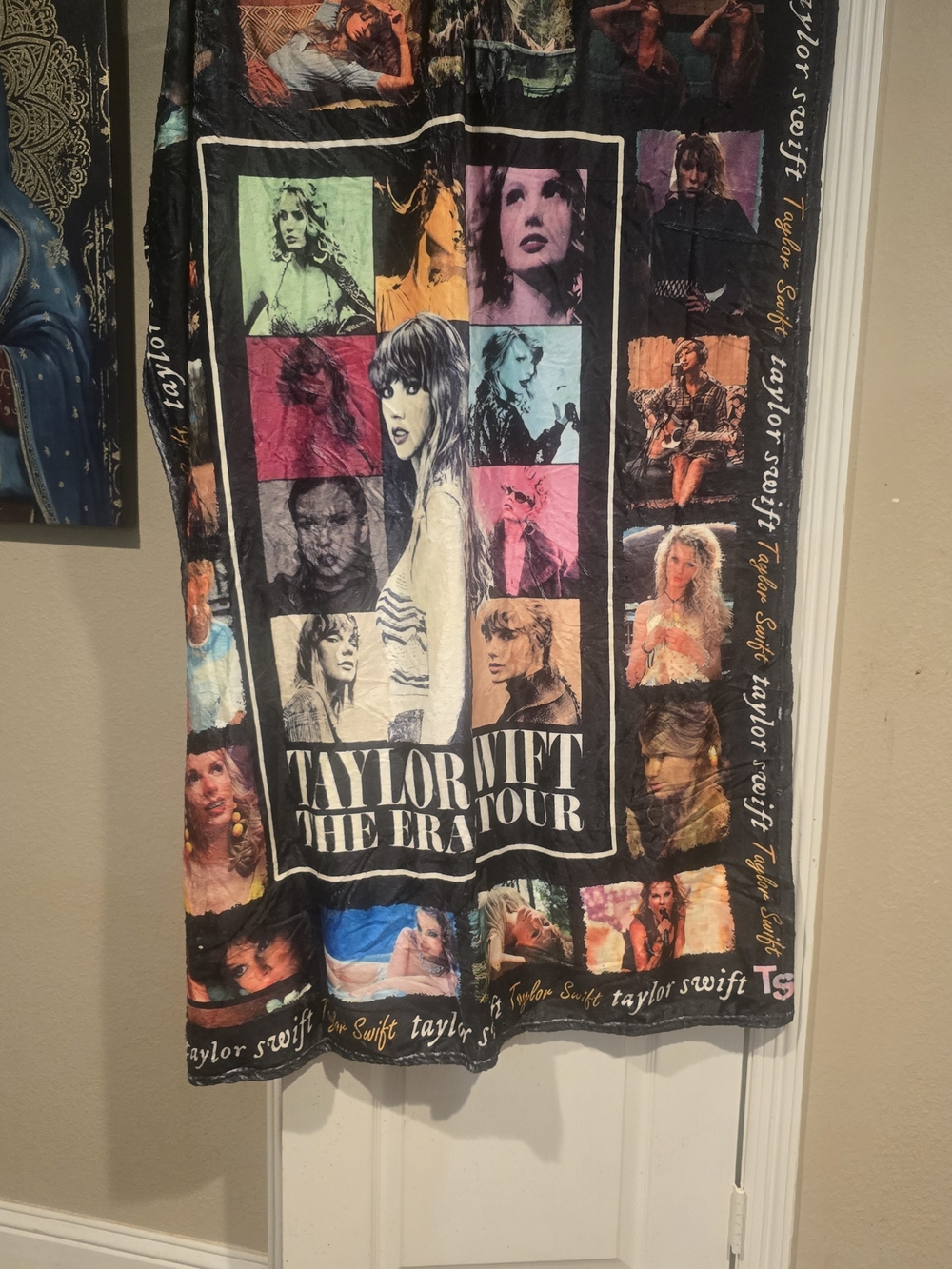Taylor Swift The Era Tour Graphic Blanket Throw - Multicolor